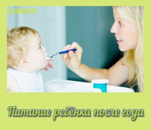 Питание ребёнка после года