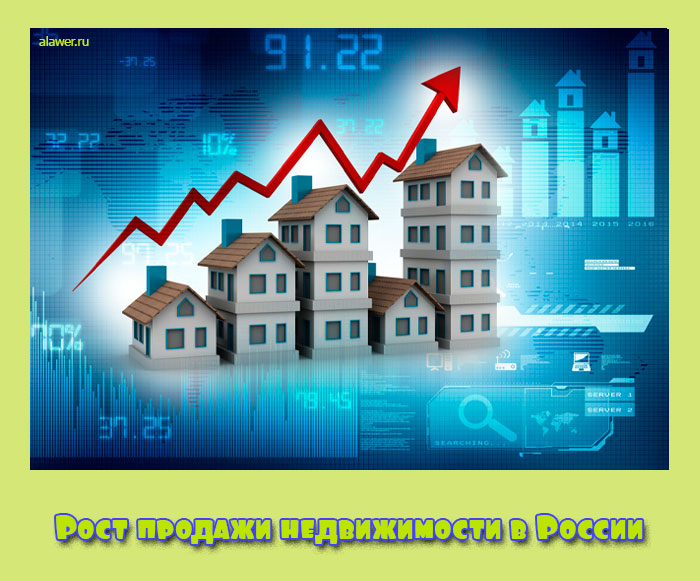 Рост продажи недвижимости в России