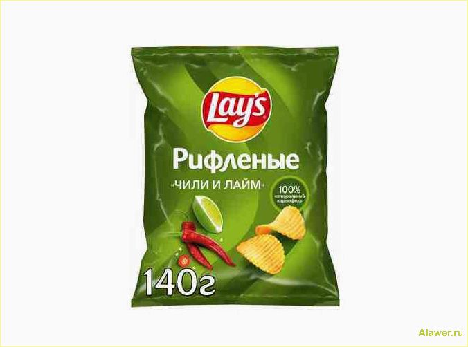 Чипсы Lays Чили и Лайм