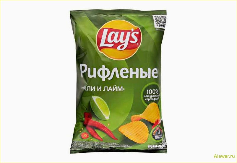Чипсы Lays Чили и Лайм