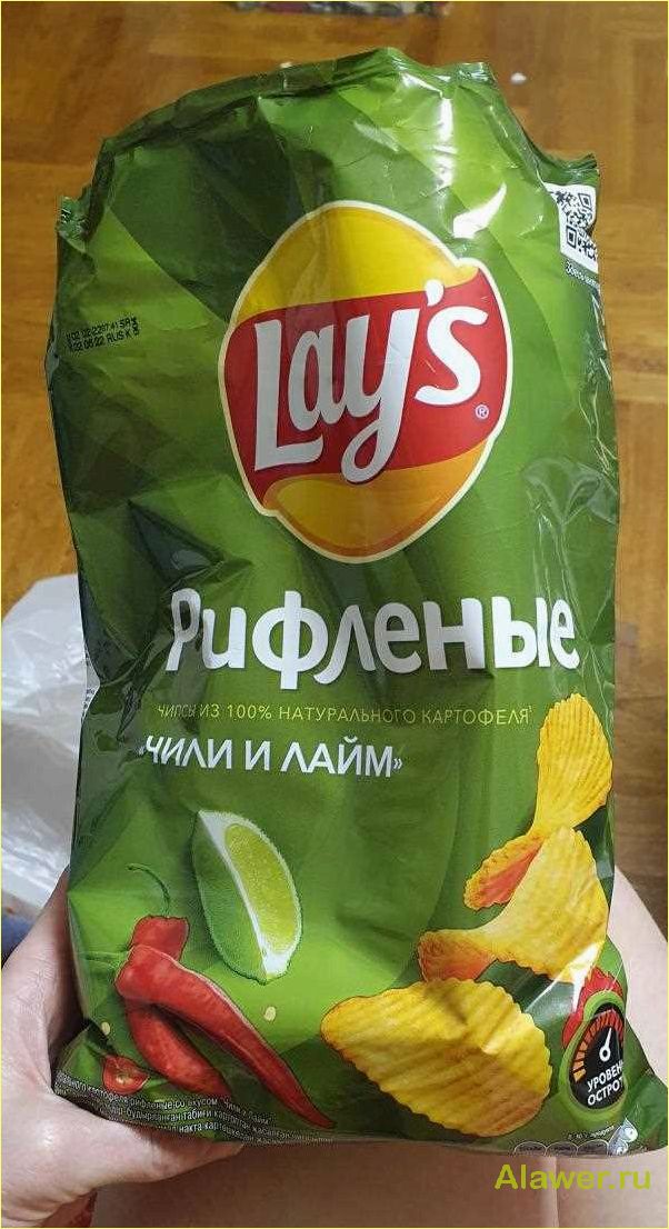 Чипсы Lays Чили и Лайм