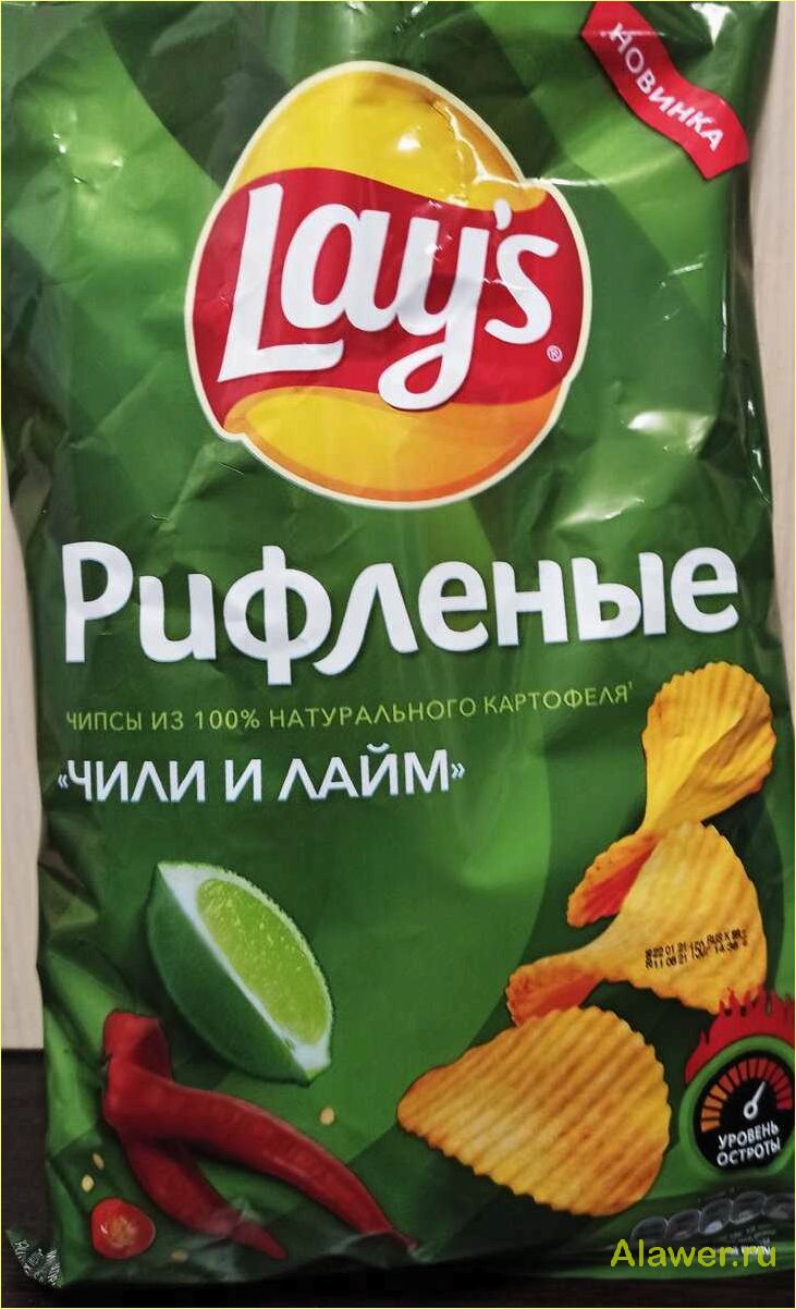 Чипсы Lays Чили и Лайм