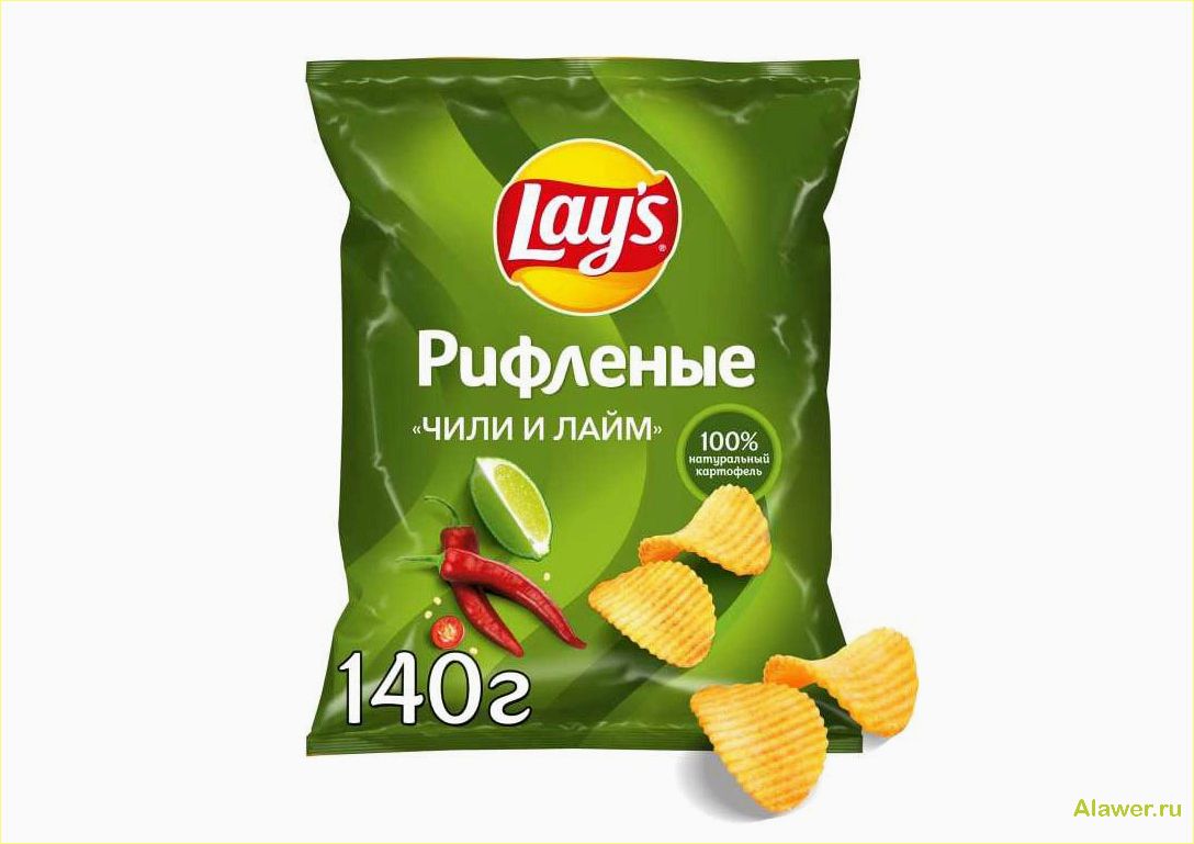 Чипсы Lays Чили и Лайм