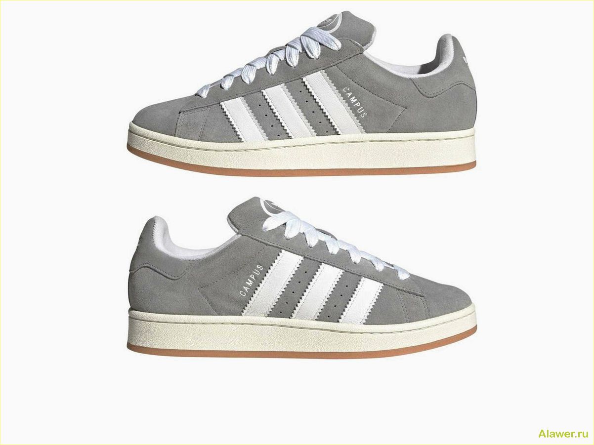 Белые кроссовки Adidas Campus — стиль и комфорт